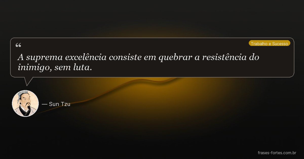 Frase de Sun Tzu