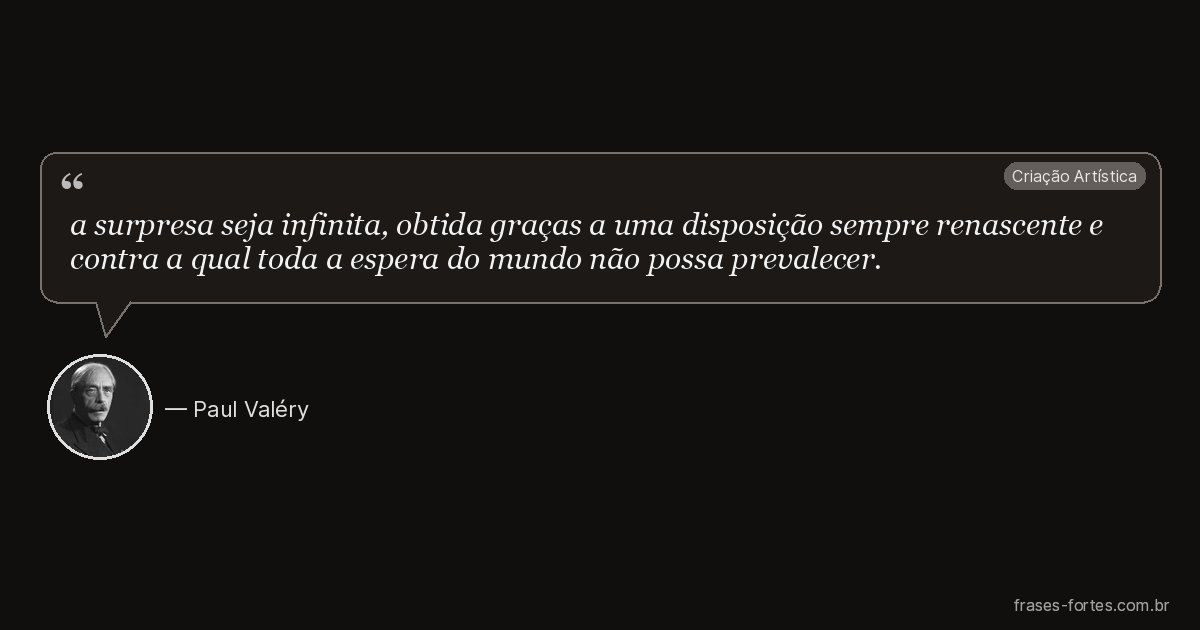 Frase de Paul Valéry