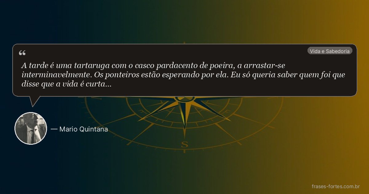 Frase de Mario Quintana