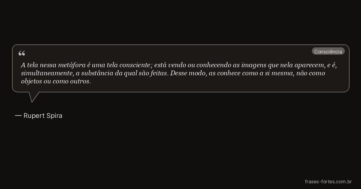 Frase de Rupert Spira