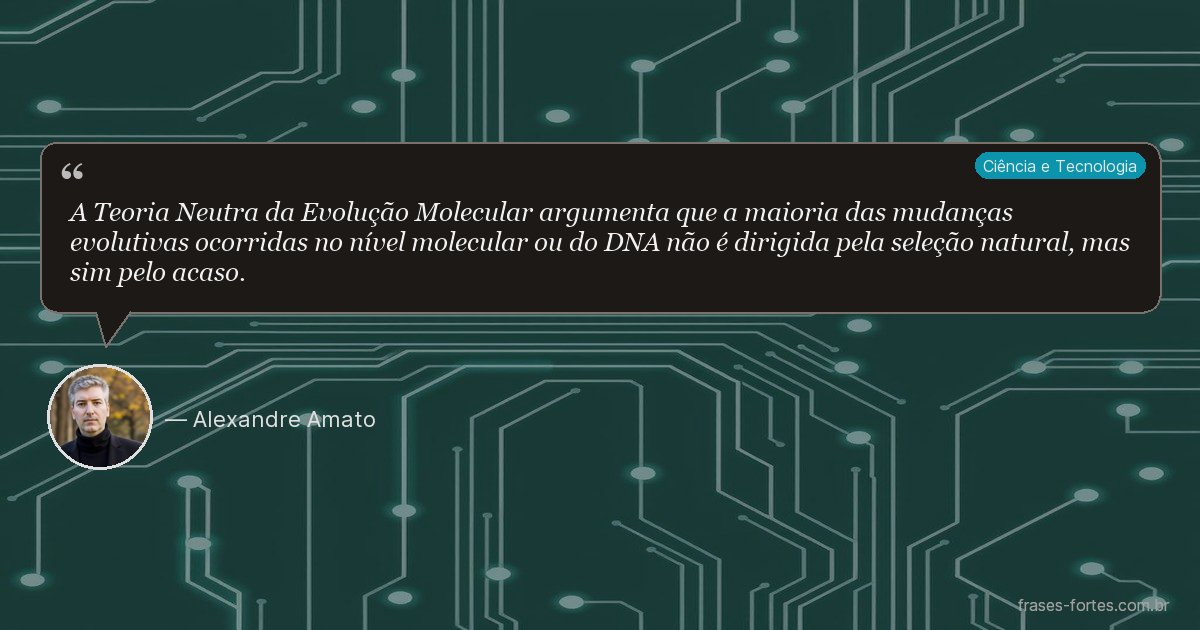 Frase de Alexandre Amato