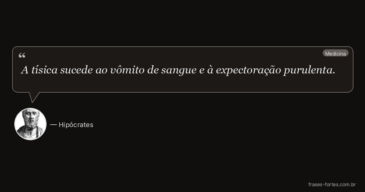 Frase de Hipócrates