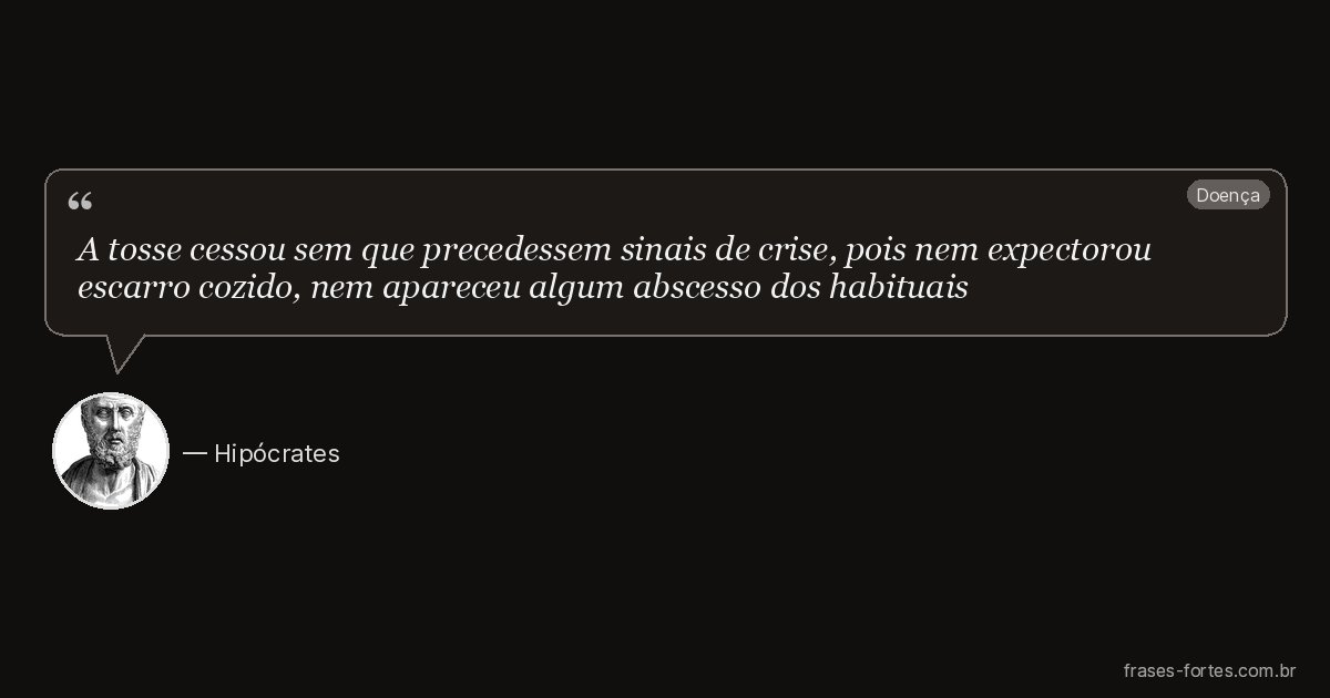 Frase de Hipócrates