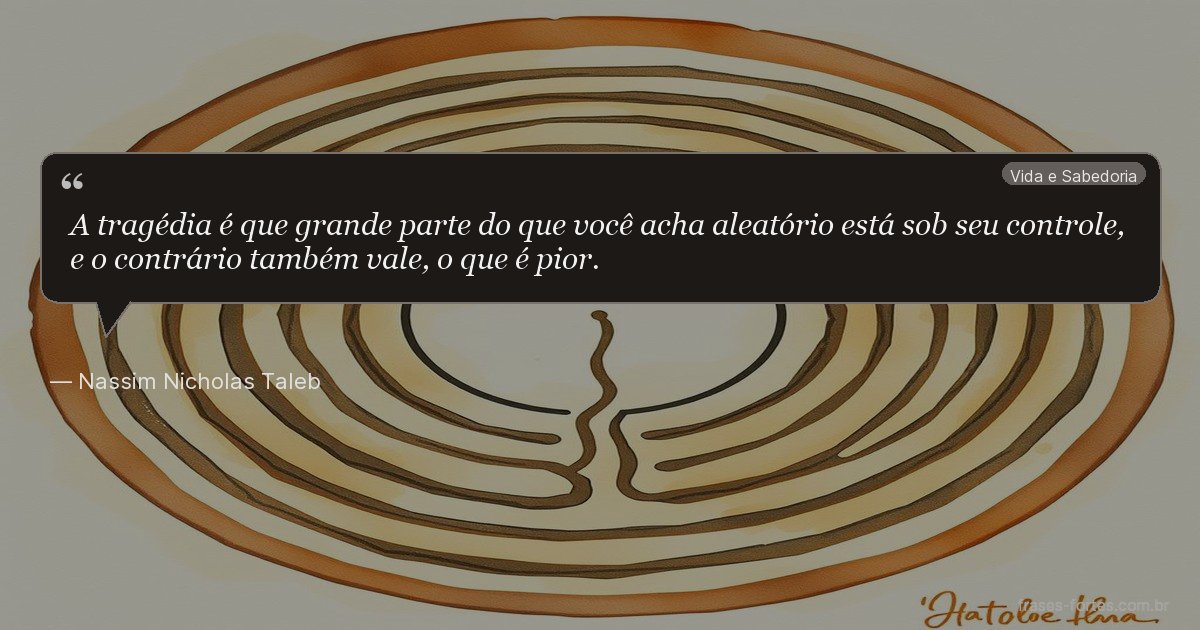 Frase de Nassim Nicholas Taleb