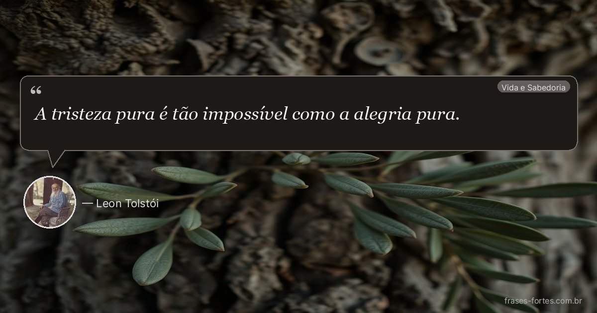 Frase de Leon Tolstói