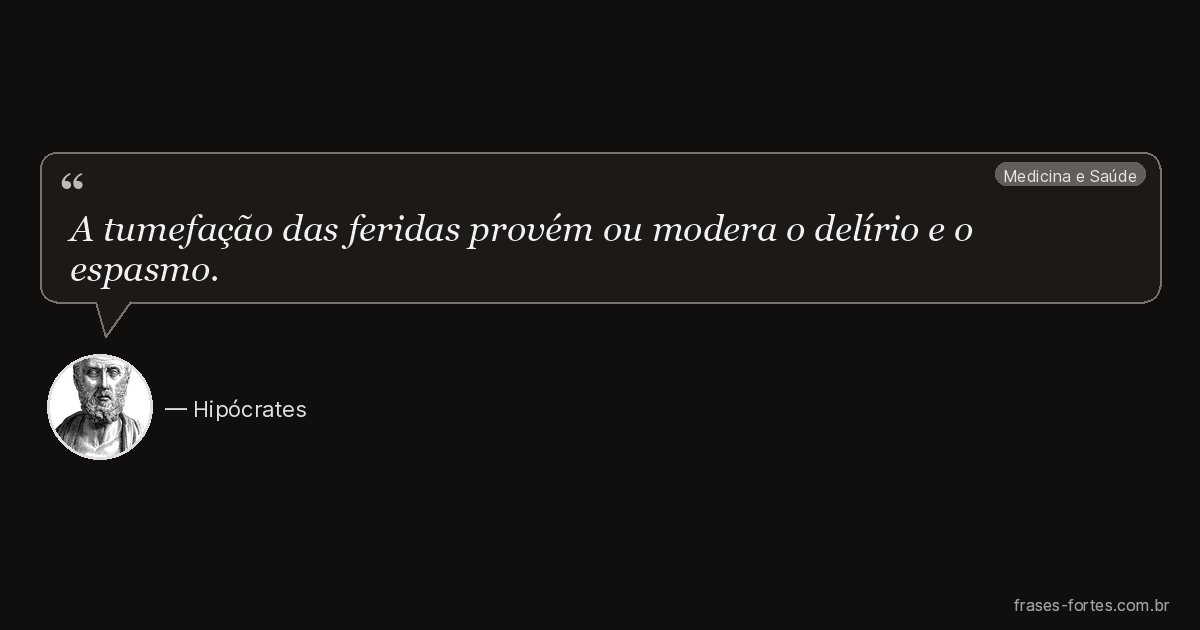 Frase de Hipócrates