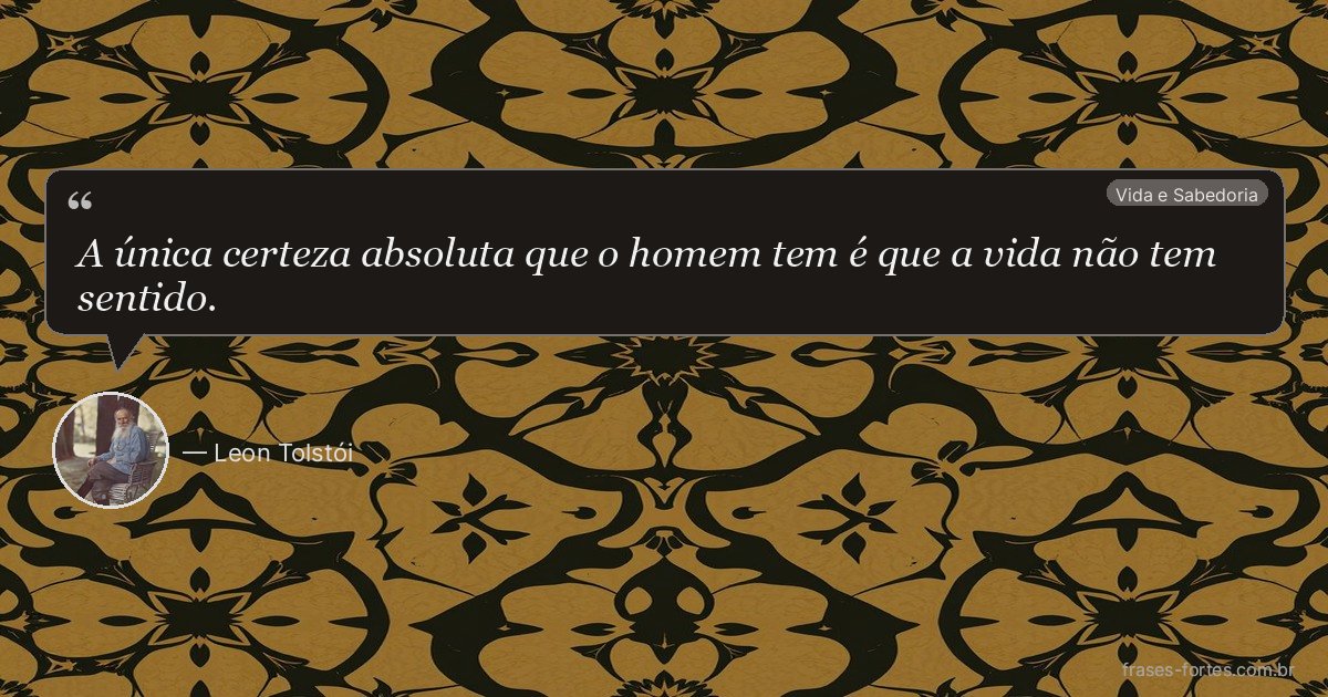 Frase de Leon Tolstói