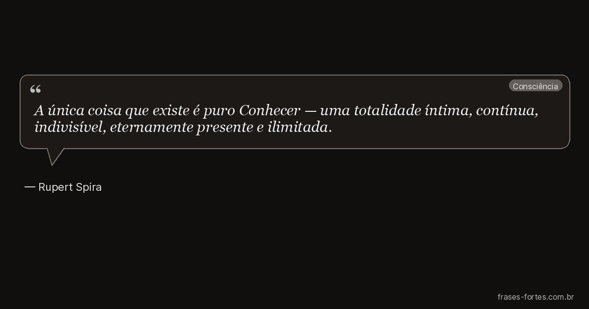 Frase de Rupert Spira