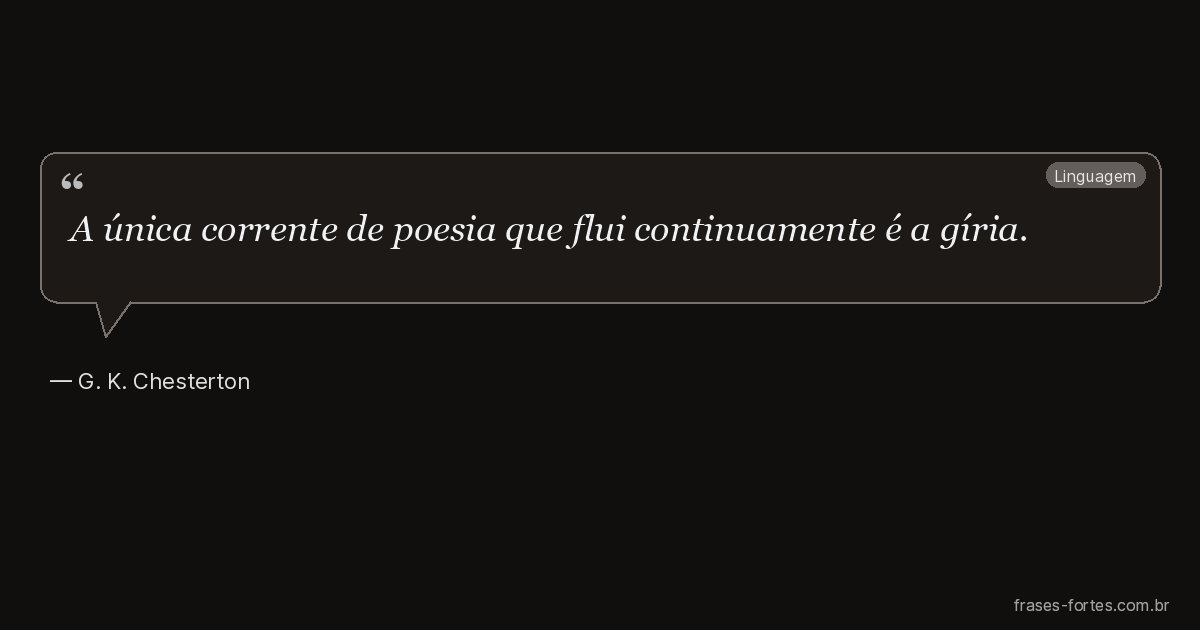 Frase de G. K. Chesterton