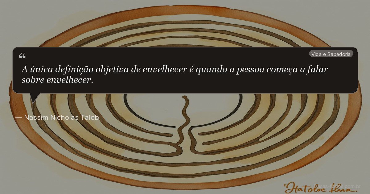 Frase de Nassim Nicholas Taleb