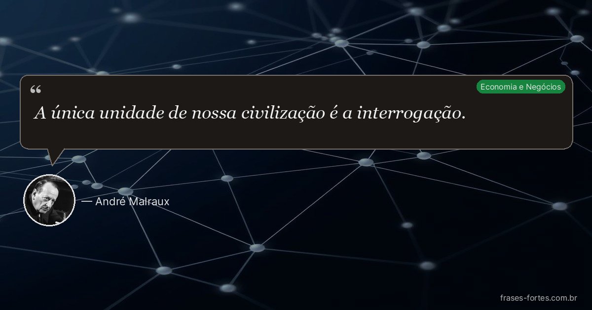 Frase de André Malraux