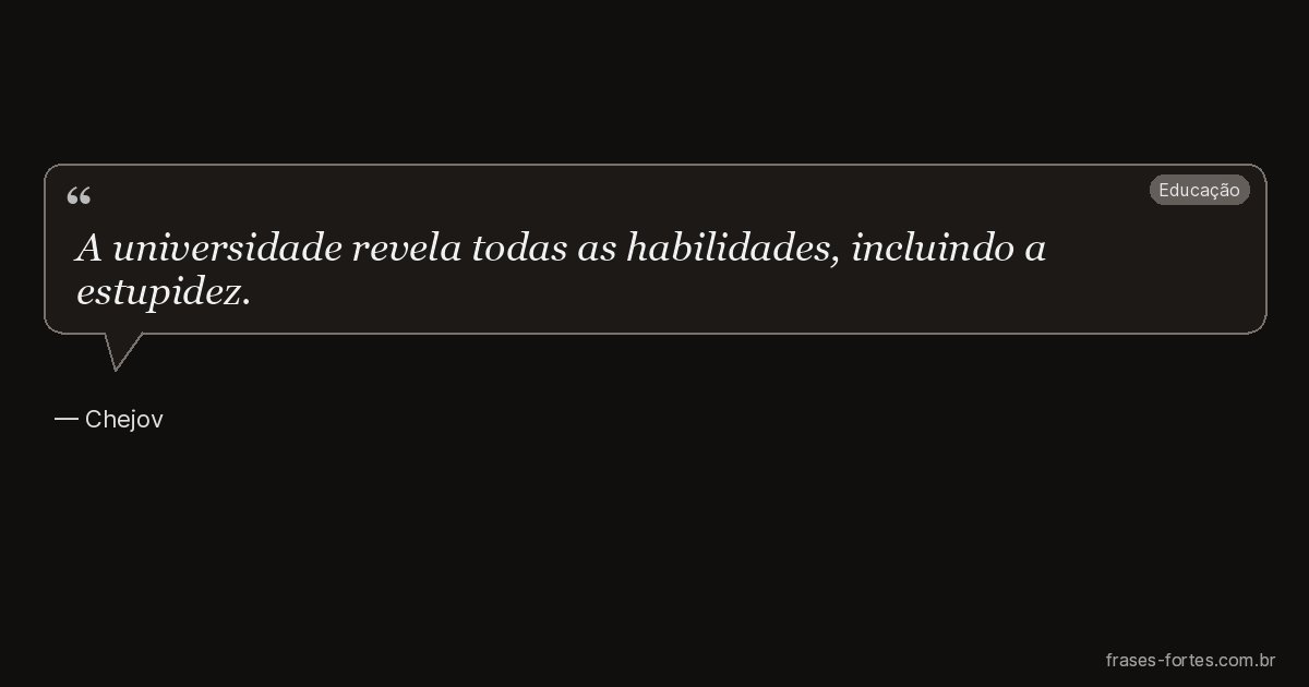 Frase de Chejov