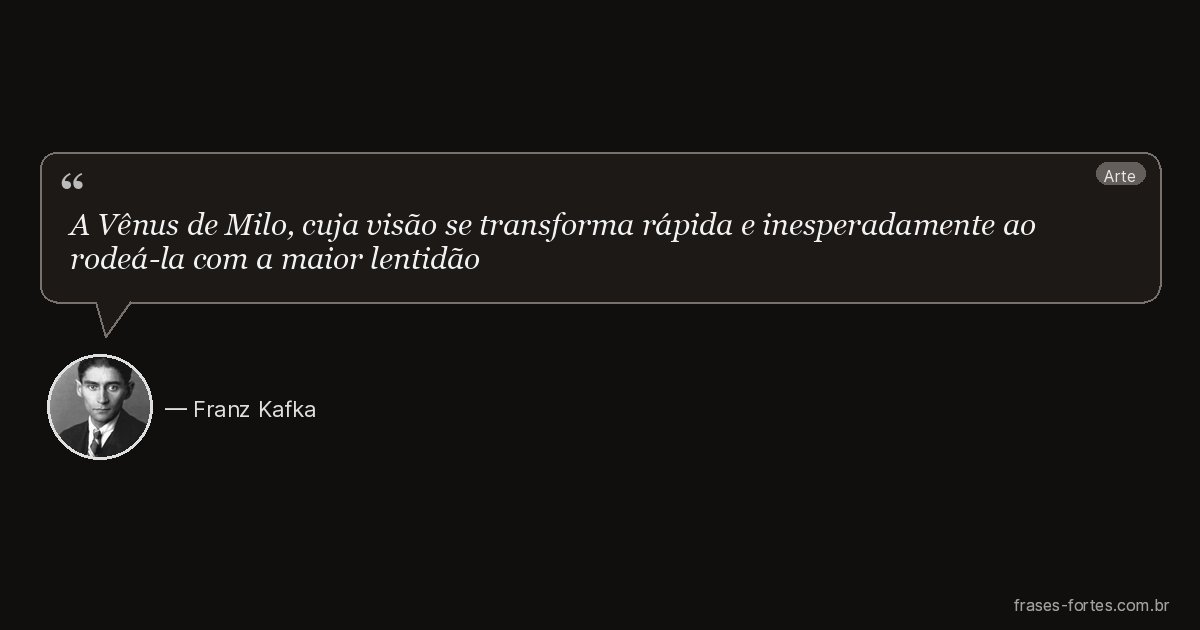 Frase de Franz Kafka