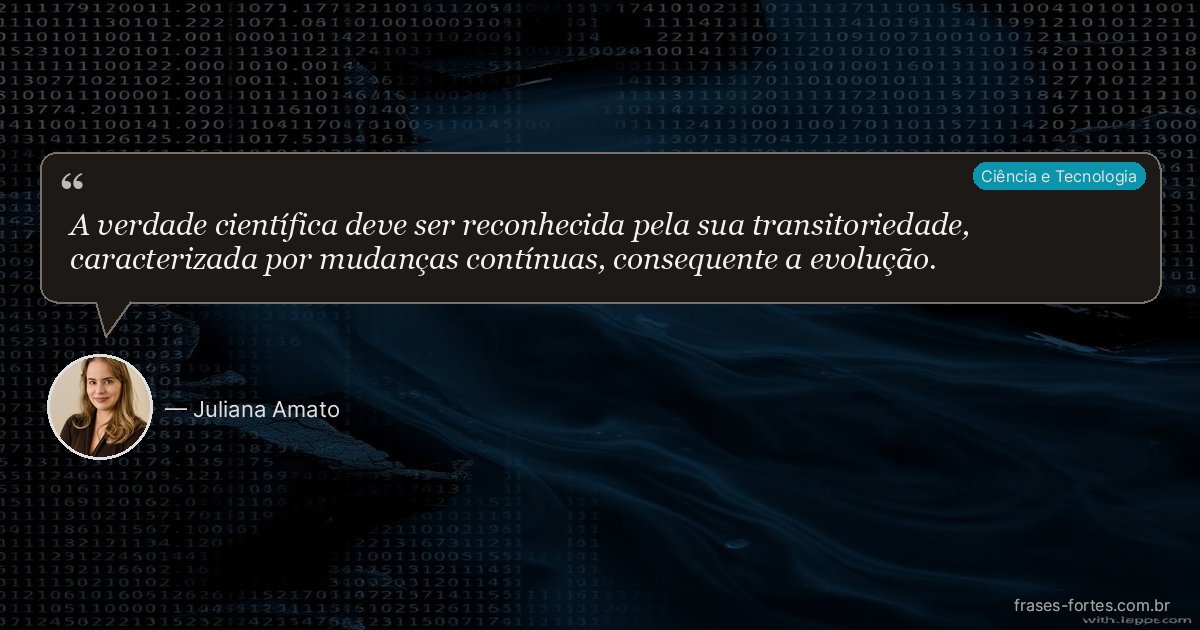 Frase de Juliana Amato