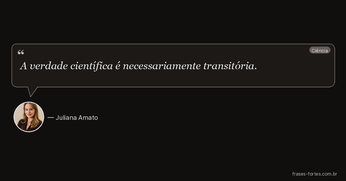 Frase de Juliana Amato