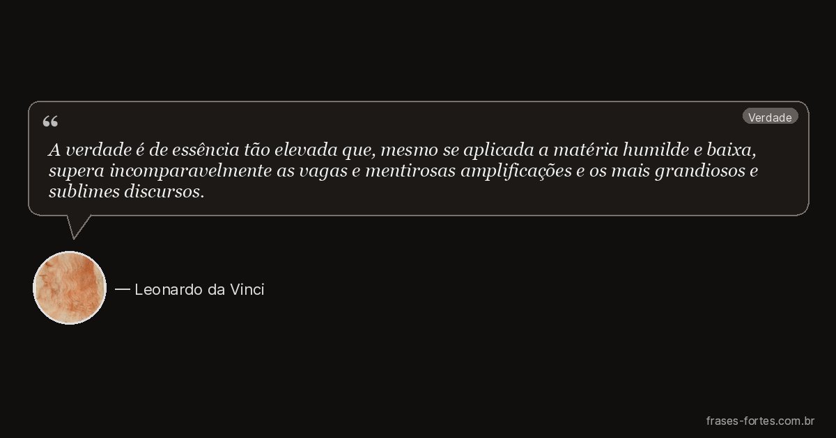 Frase de Leonardo da Vinci