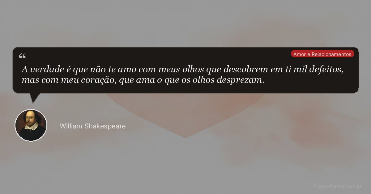 Frase de William Shakespeare