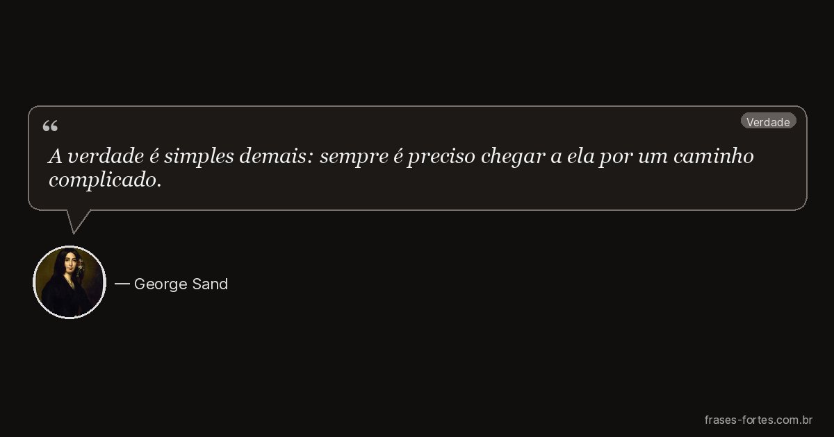 Frase de George Sand