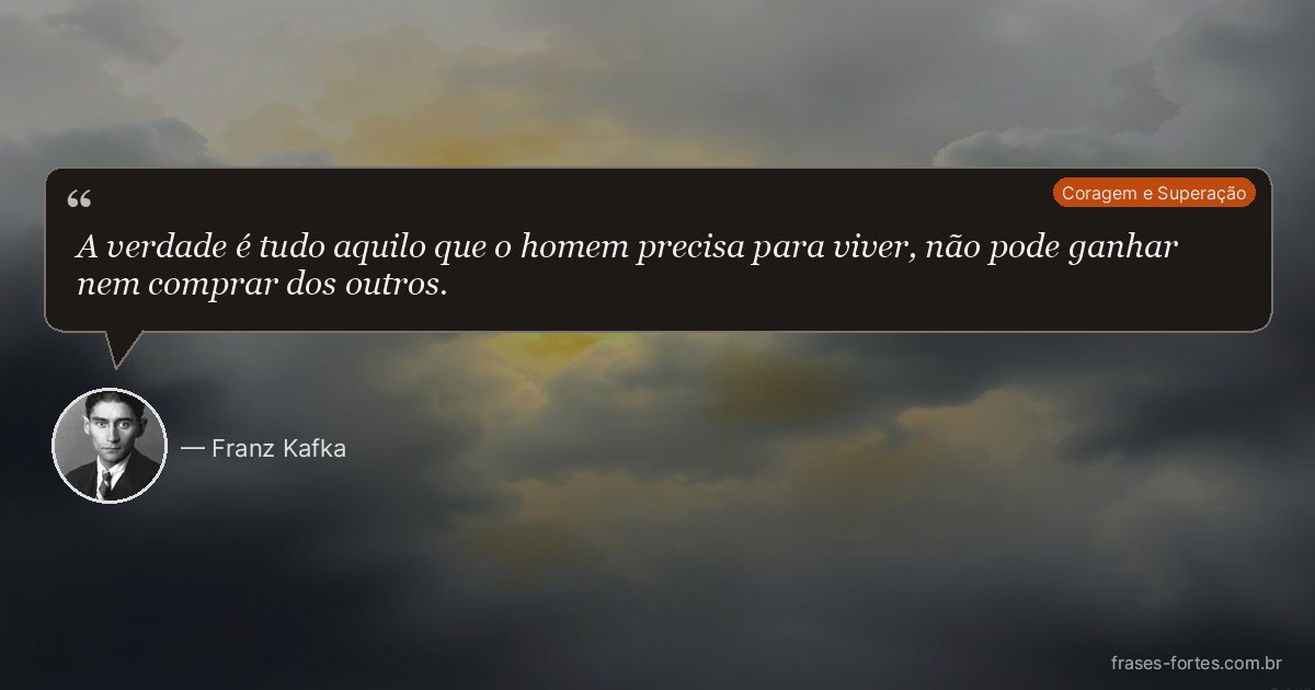 Frase de Franz Kafka