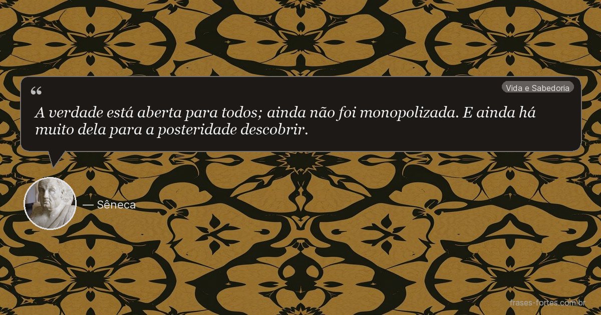 Frase de Sêneca