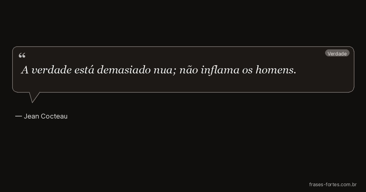 Frase de Jean Cocteau
