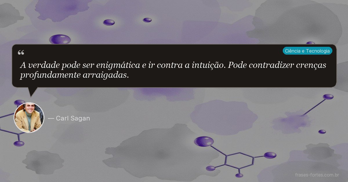 Frase de Carl Sagan