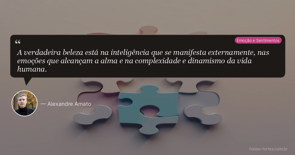 Frase de Alexandre Amato