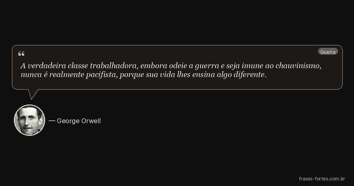 Frase de George Orwell