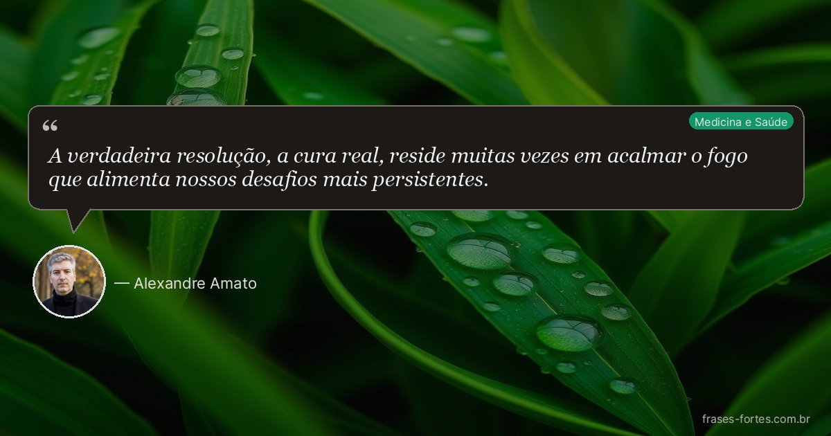 Frase de Alexandre Amato