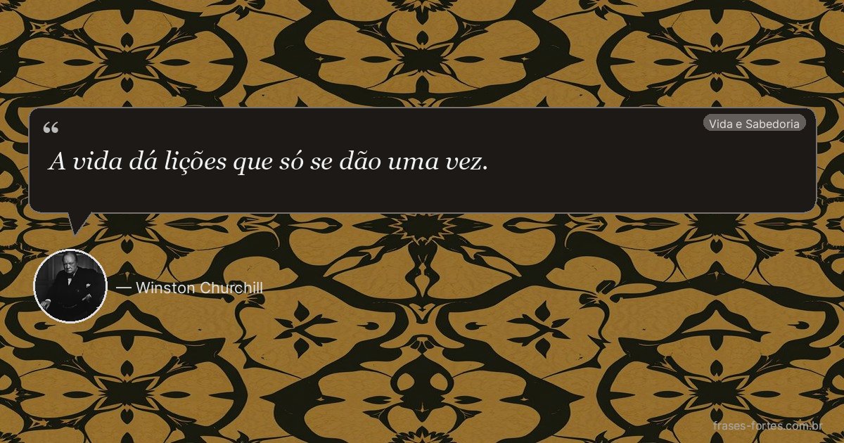 Frase de Winston Churchill