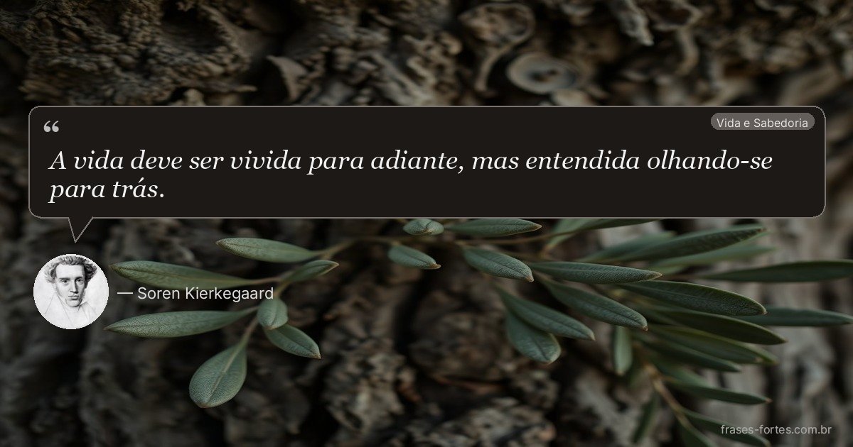 Frase de Soren Kierkegaard