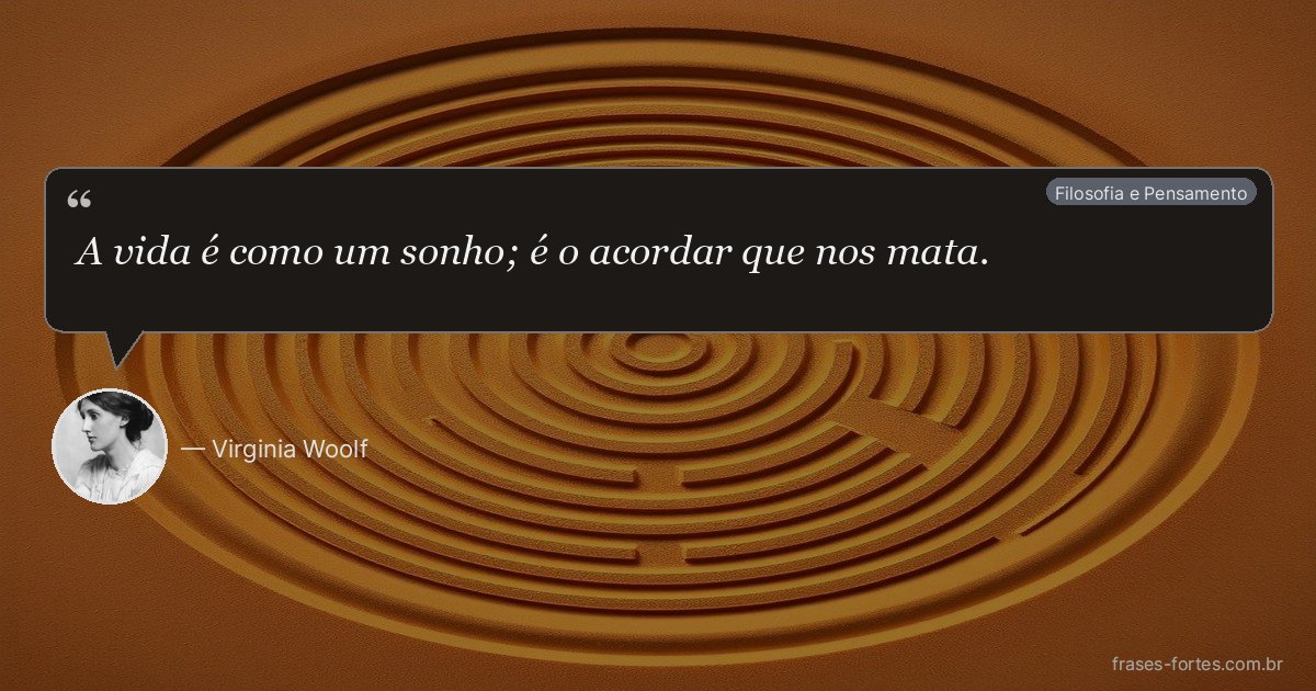 Frase de Virginia Woolf