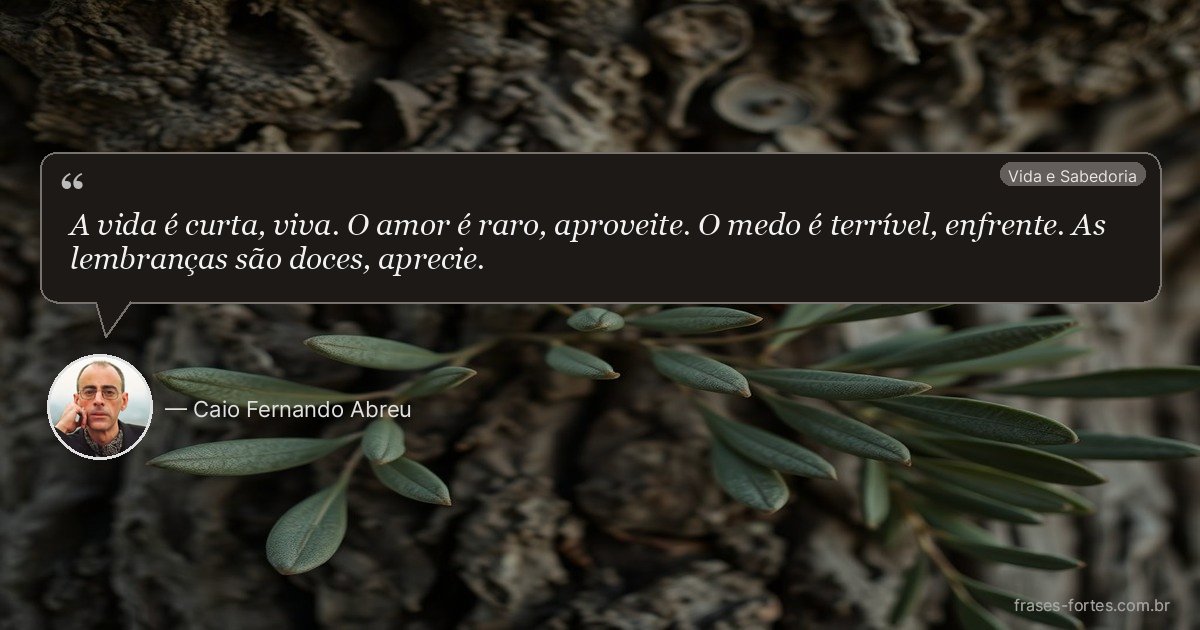 Frase de Caio Fernando Abreu