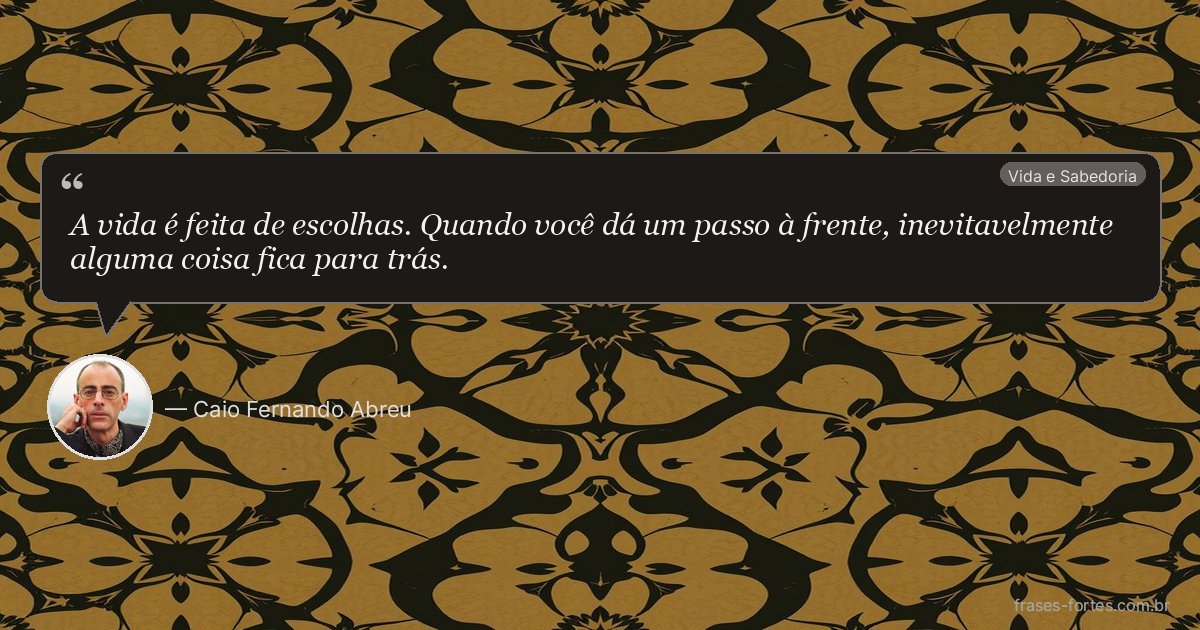 Frase de Caio Fernando Abreu