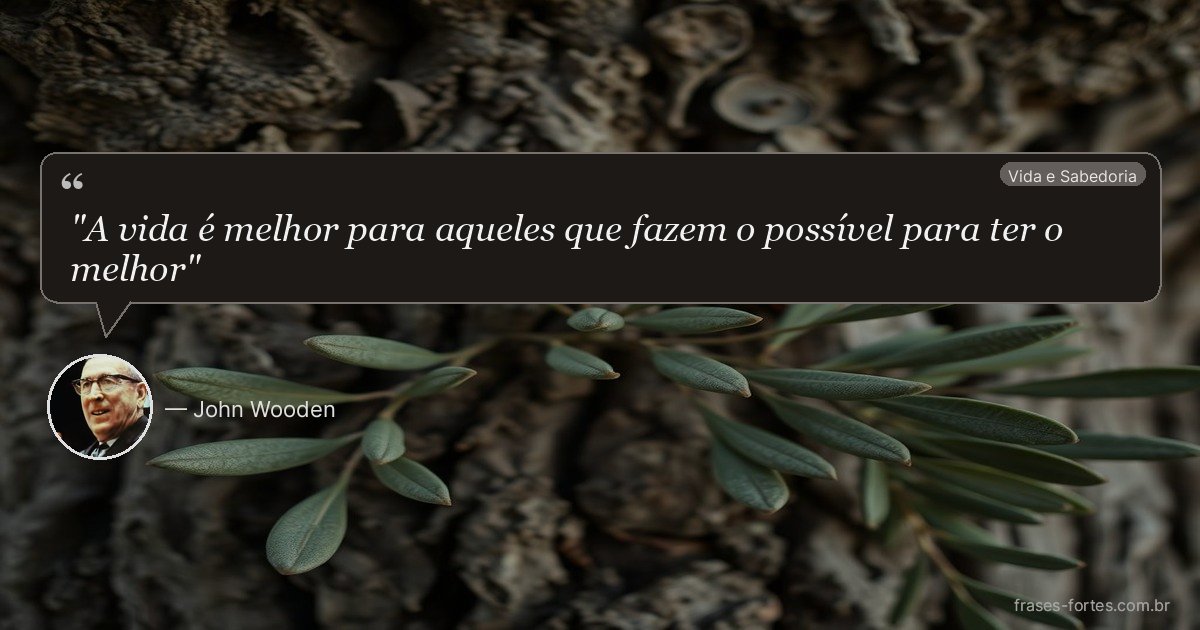 Frase de John Wooden