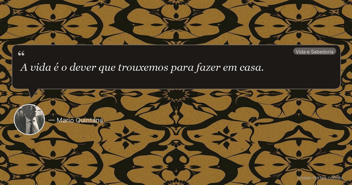 Frase de Mario Quintana