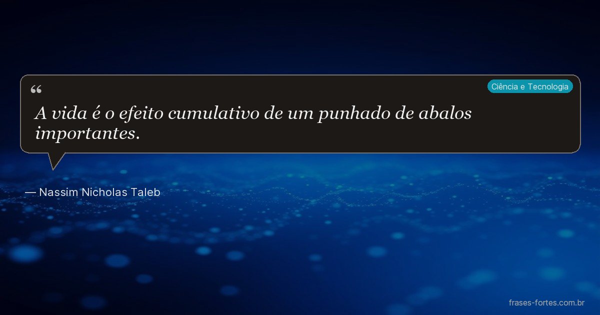 Frase de Nassim Nicholas Taleb