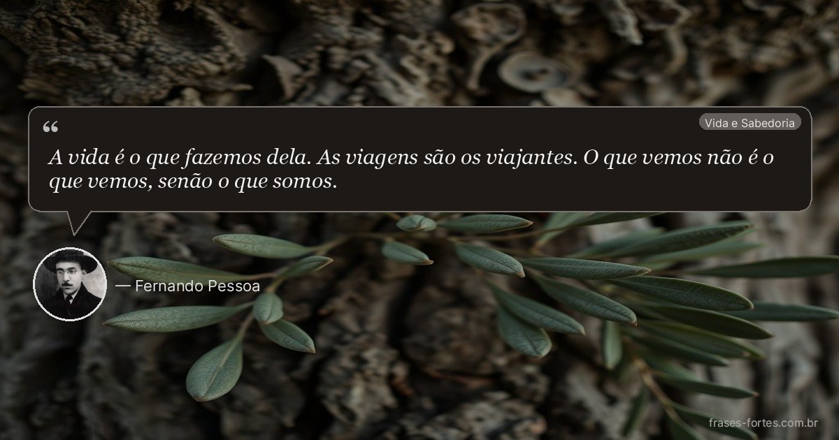 Frase de Fernando Pessoa