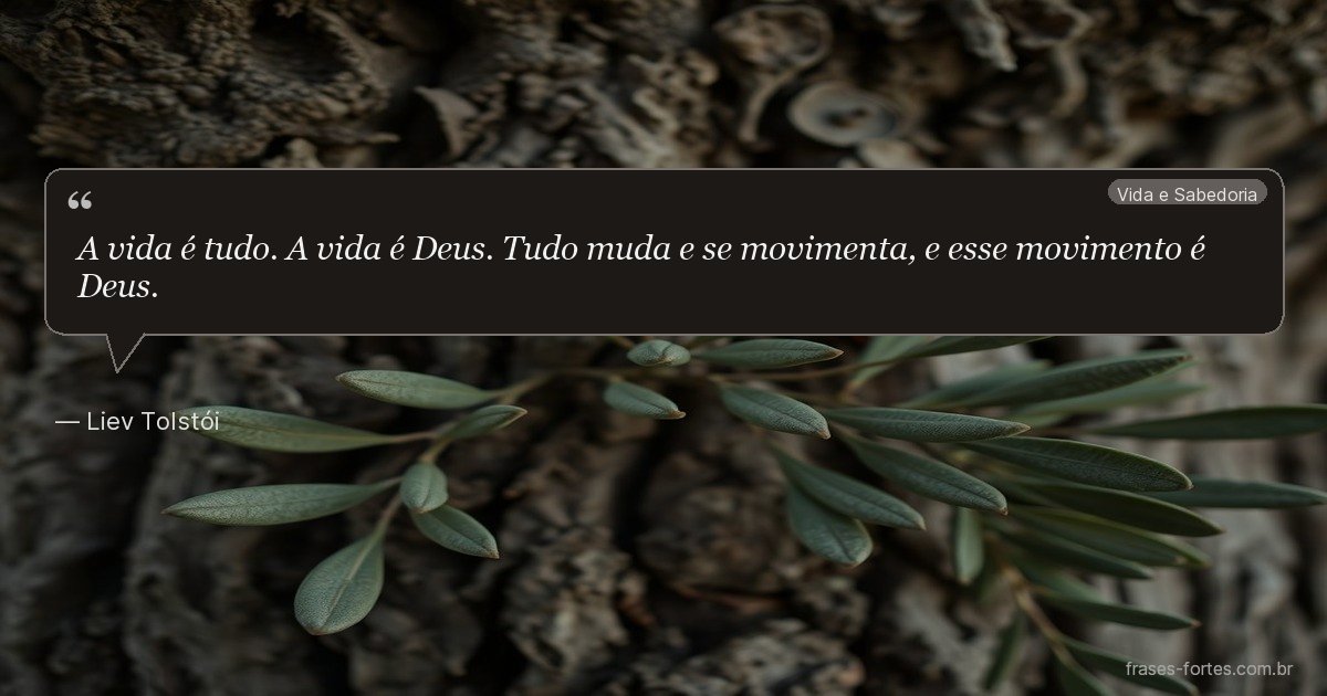 Frase de Liev Tolstói