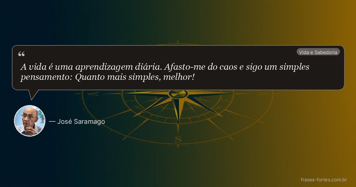 Frase de José Saramago