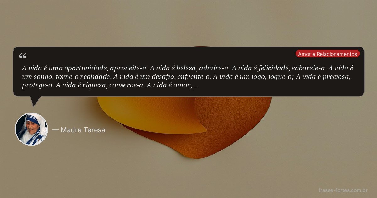 Frase de Madre Teresa