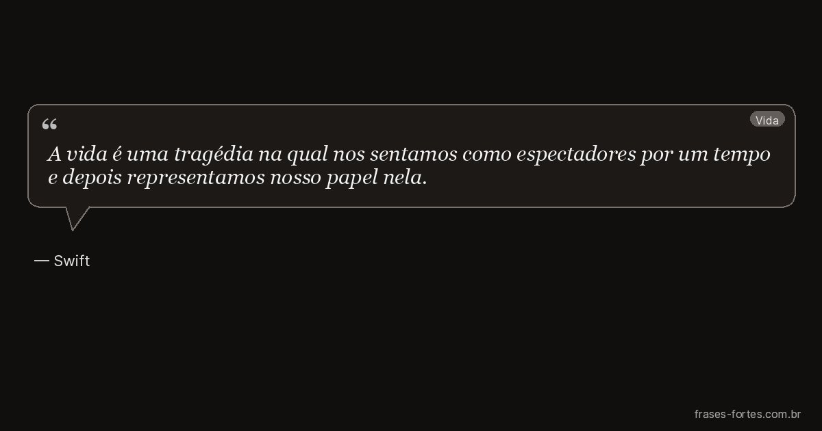 Frase de Swift