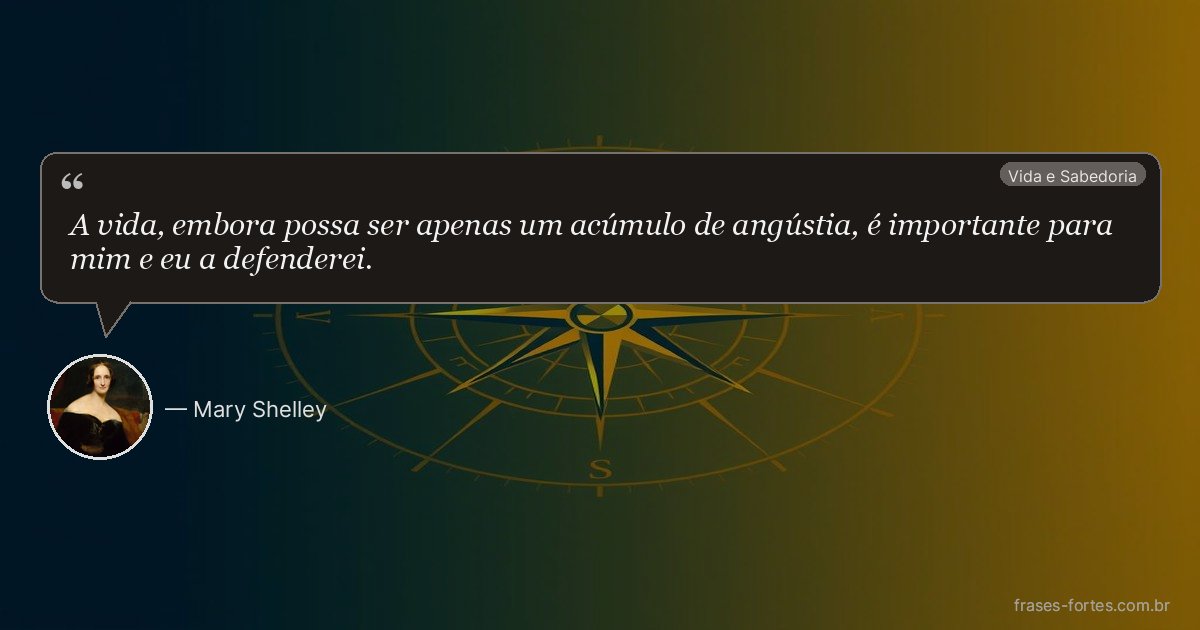 Frase de Mary Shelley