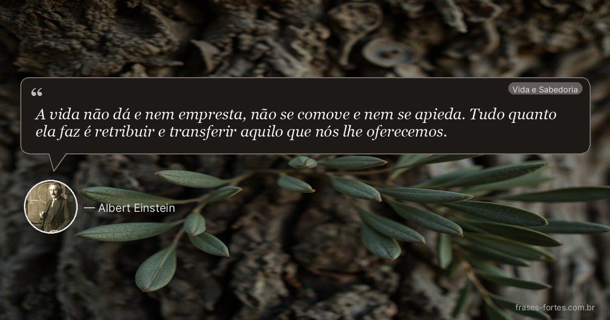 Frase de Albert Einstein