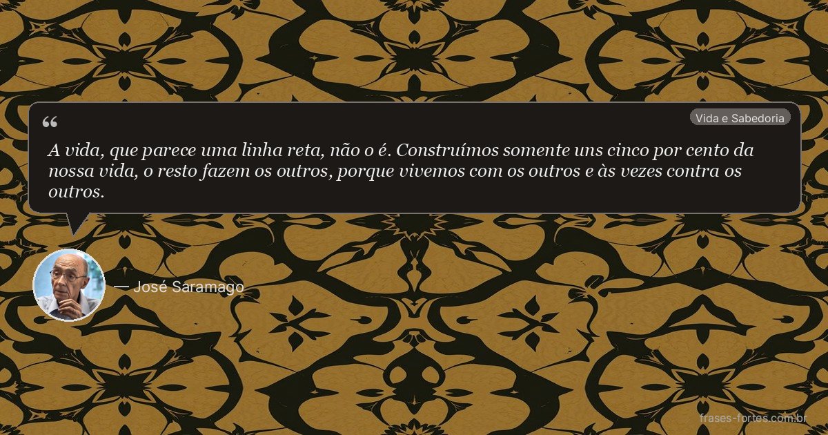 Frase de José Saramago