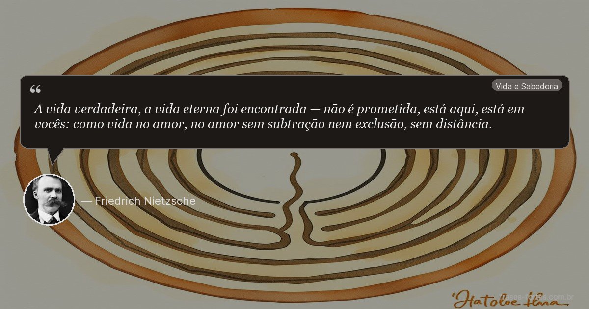 Frase de Friedrich Nietzsche