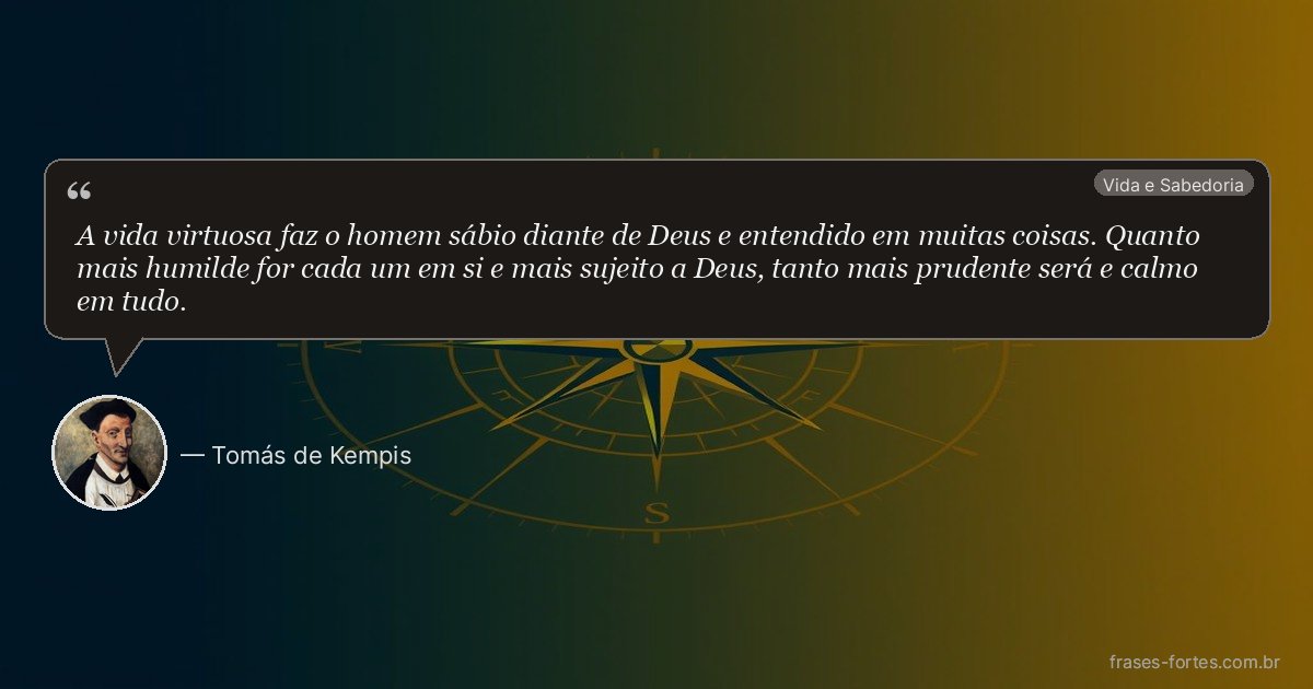Frase de Tomás de Kempis