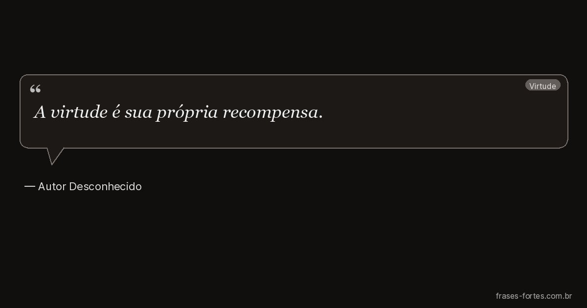 Frase de Autor Desconhecido