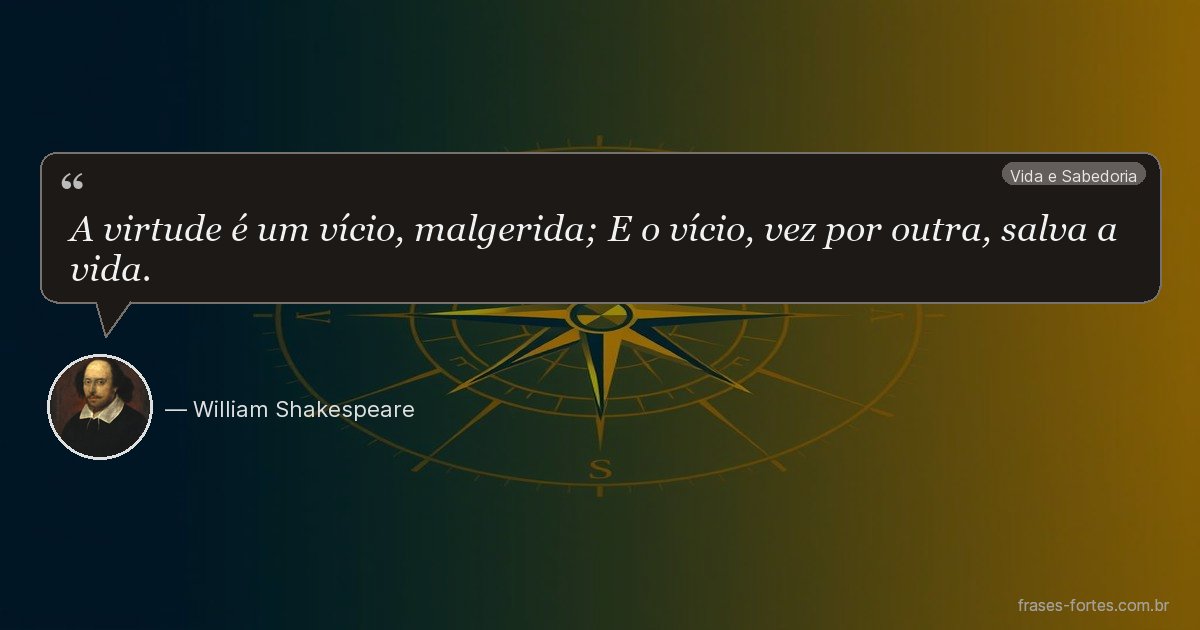 Frase de William Shakespeare
