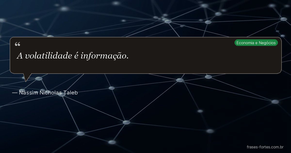 Frase de Nassim Nicholas Taleb